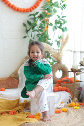Green Bloomers Girl